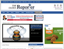 Tablet Screenshot of ogdenreporter.com